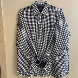 Daniel Cremieux Black and White Long Sleeve Button Down - Size XL